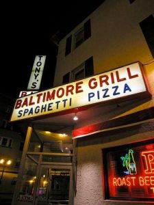 Tony's Baltimore Grill Cafe Atlantic City NJ