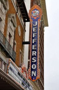 Jefferson Theatre Sign Beaumont TX RetroRoadmap.com