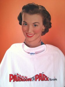 Margie and her Paragon Park Tee Shirt