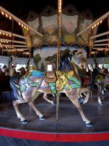 Weona Park Carousel Horse Pen Argyl PA