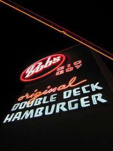 Bob's Big Boy Neon Sign Burbank CA