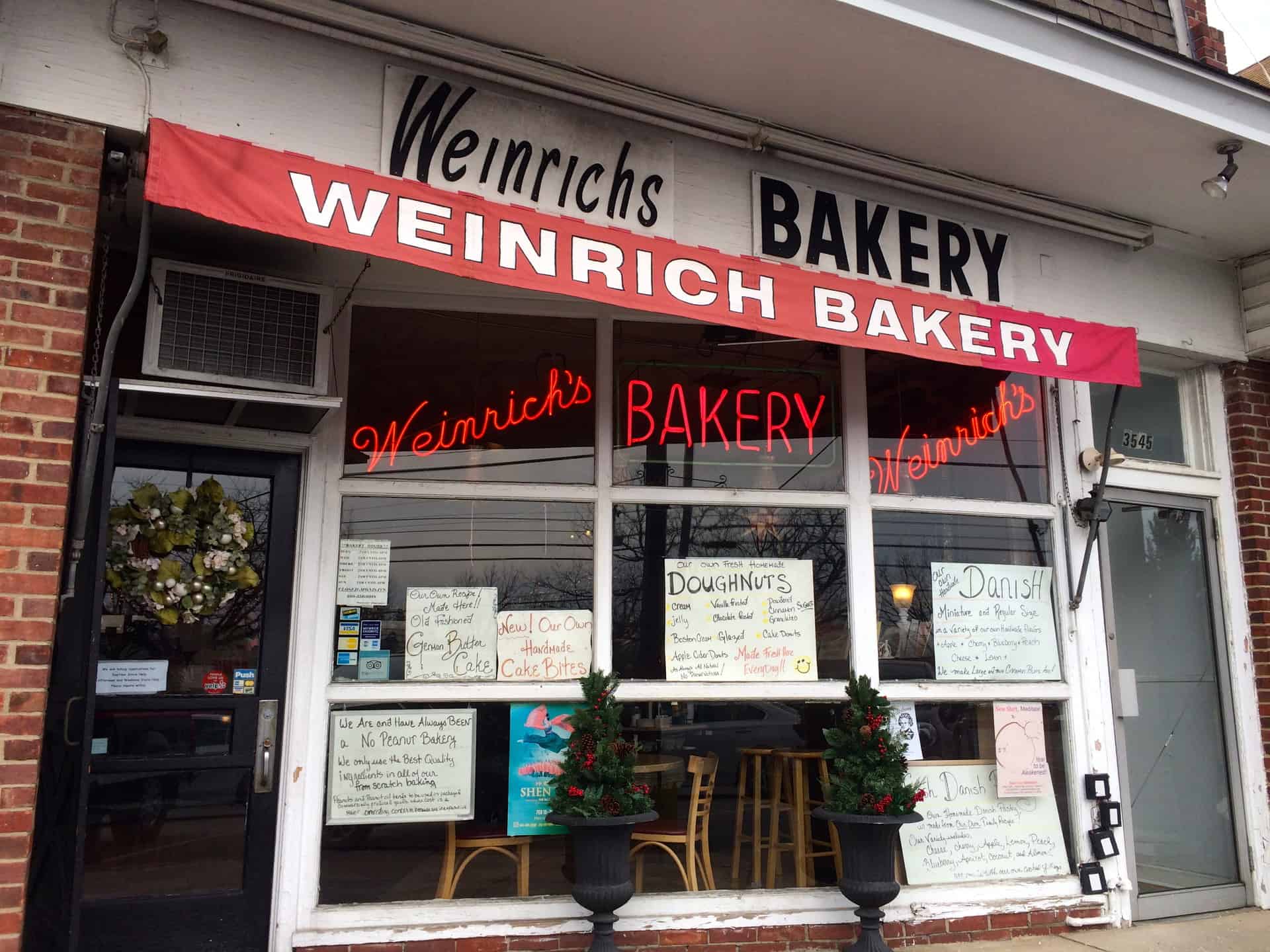 Weinrich's Bakery Newtown Square PA Pennsylvania Retro Roadmap