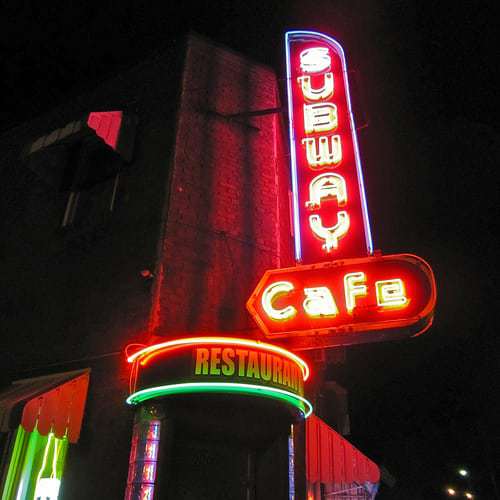 Subway Cafe Harrisburg PA – Since 1948 a Neon Beacon for Pizza Lovers ...