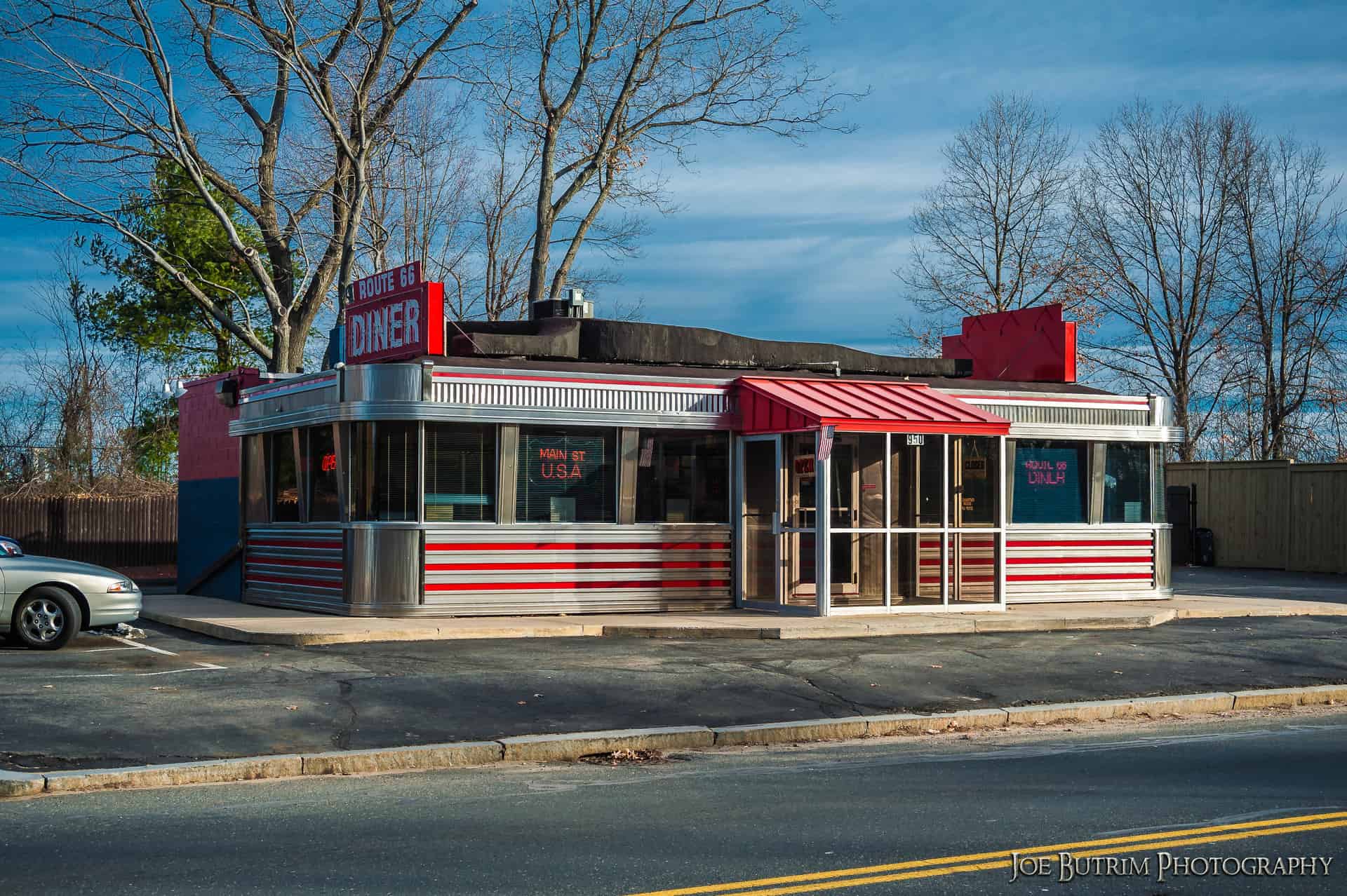 Get Your Kicks At The Route 66 Diner In Massachusetts Retro Roadmap   Route 66 Diner Springfield MA Photo By Joe Butrim 