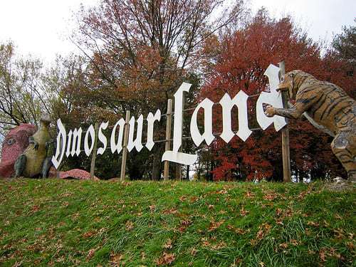 dinosaur is land