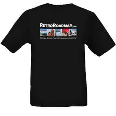 Retro Roadmap tee shirt black photos