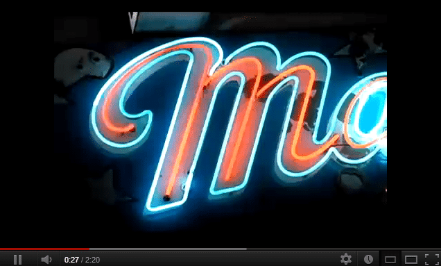 Animated Neon Signs Portland YouTube Andrew Wood